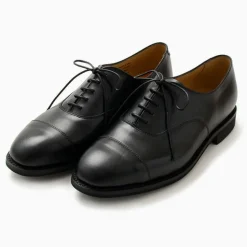 SANDERS / Cap Toe Oxford Leather Shoes - Exclusive Model