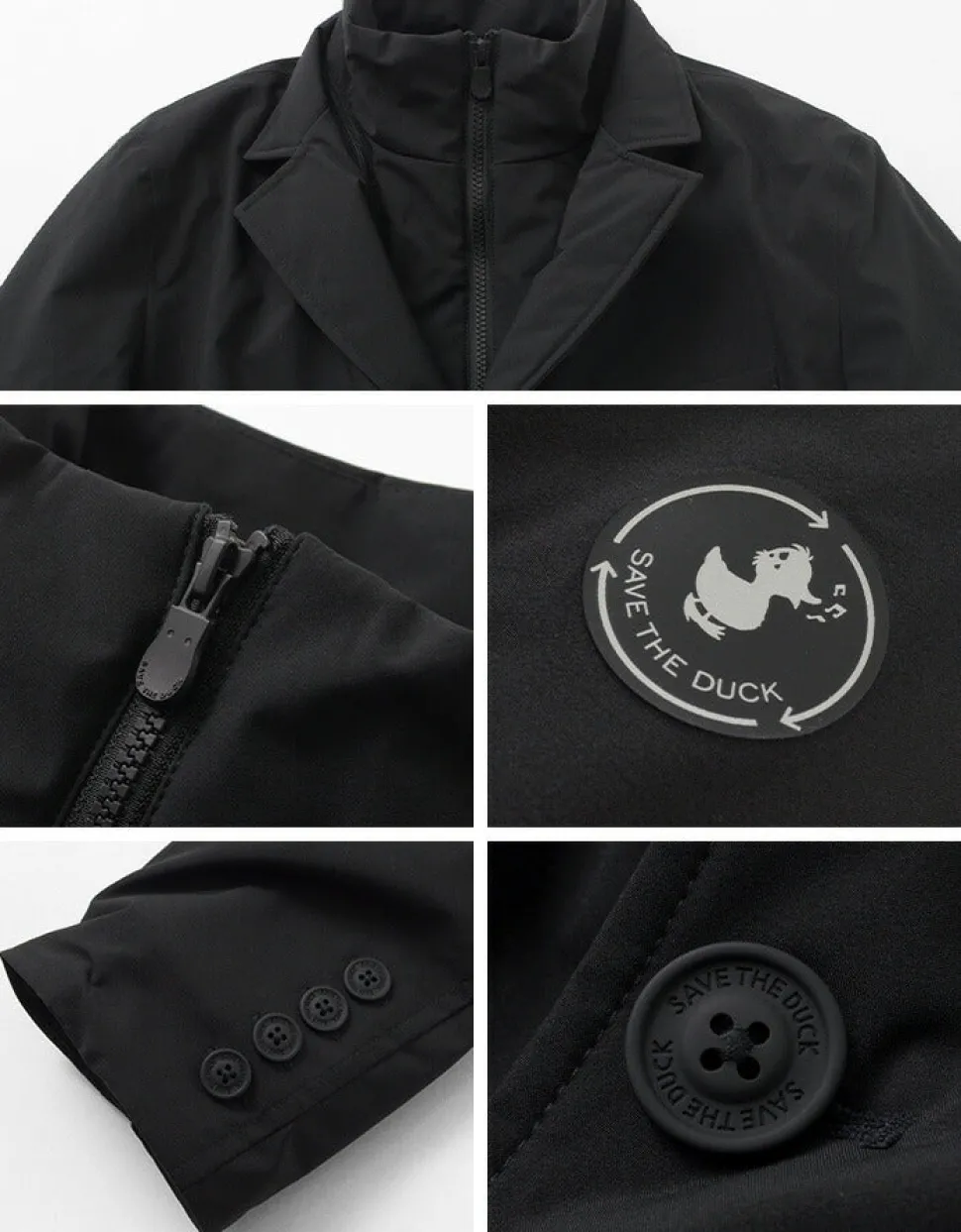 SAVE THE DUCK / Helmut Recycled Synthetic Down Chester Coat