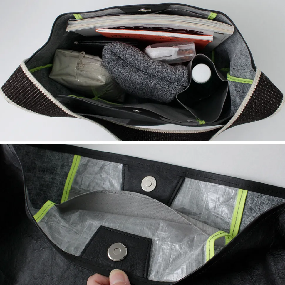 SENTI / Dyneema Leather Box Type Shoulder Bag