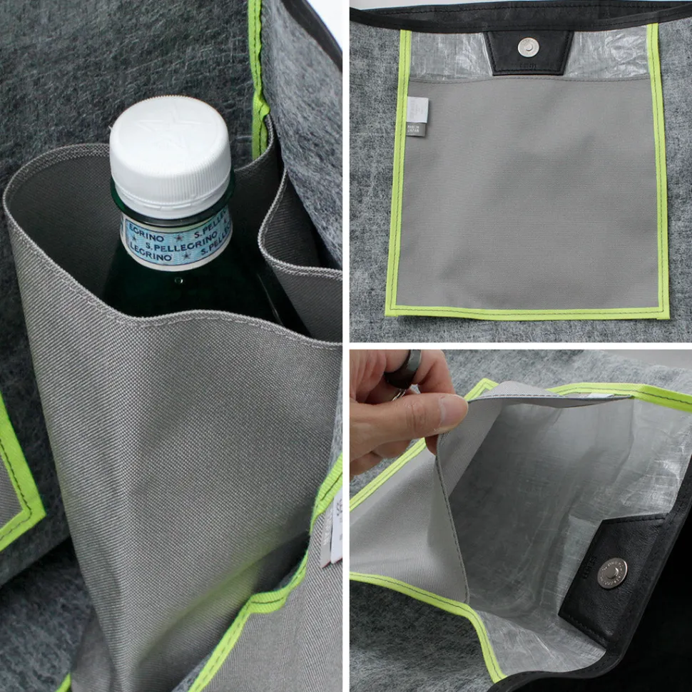 SENTI / Dyneema Leather Box Type Shoulder Bag