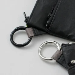 SENTI / Dyneema Leather Double Zipper Pouch