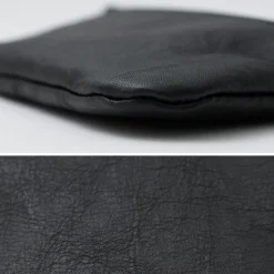 SENTI / Dyneema Leather Double Zipper Pouch