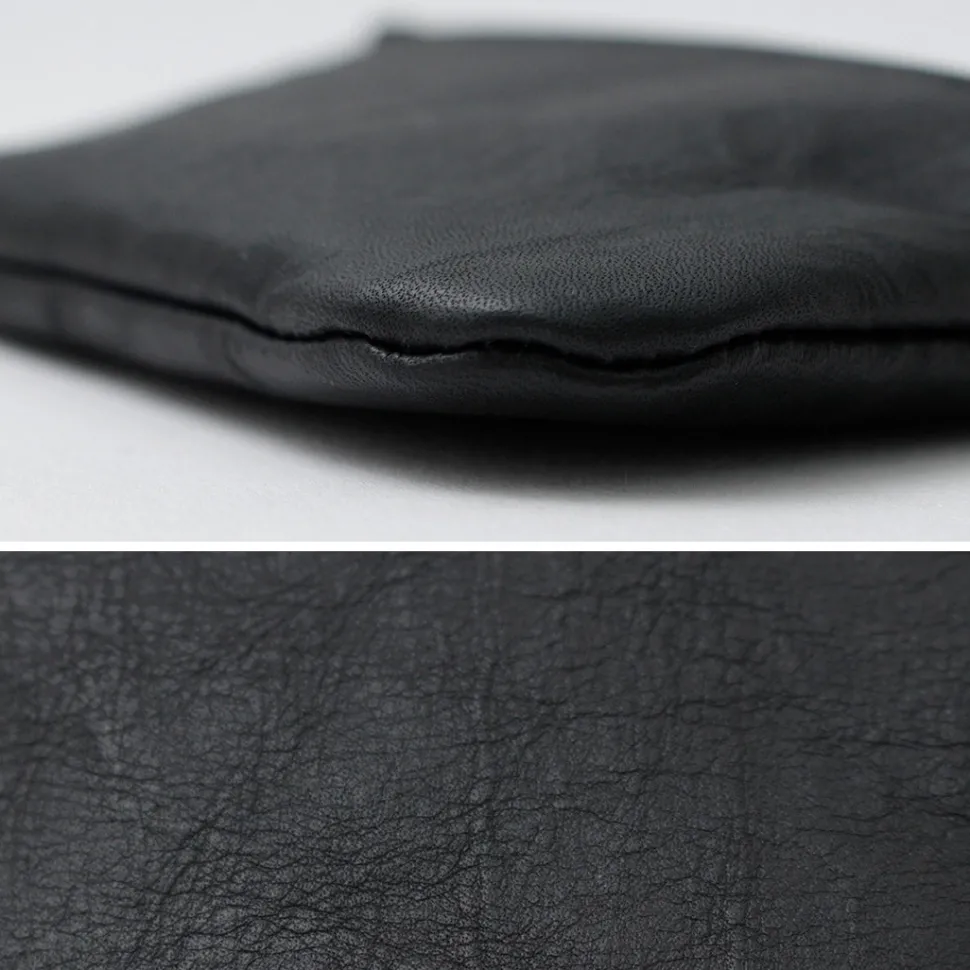 SENTI / Dyneema Leather Double Zipper Pouch
