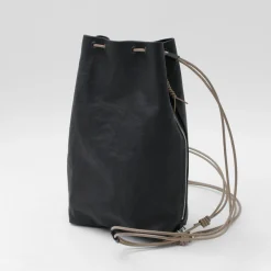SENTI / Dyneema Leather Drawstring Bag L