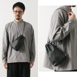 SENTI / Dyneema Leather Drawstring Bag L