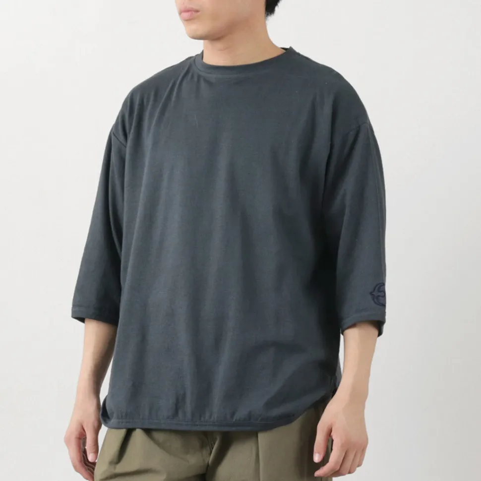 SLOW HANDS / Hemp Cotton Crew Neck T-Shirt