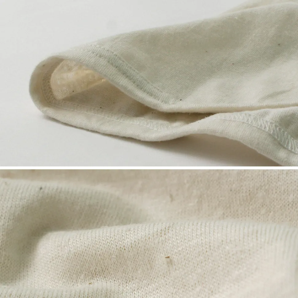 SLOW HANDS / Hemp Cotton Crew Neck T-Shirt