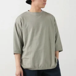 SLOW HANDS / Hemp Cotton Crew Neck T-Shirt