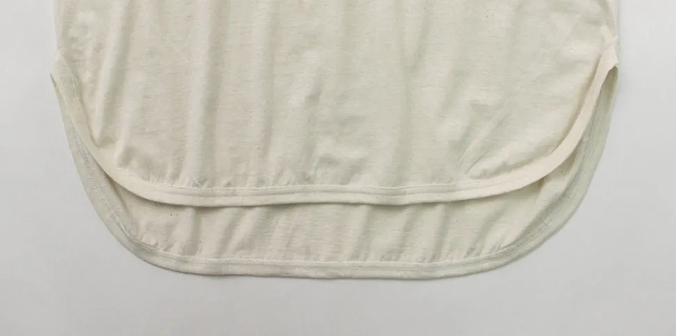 SLOW HANDS / Hemp Cotton Crew Neck T-Shirt