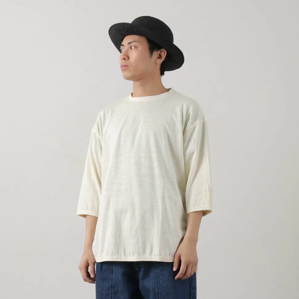 SLOW HANDS / Hemp Cotton Crew Neck T-Shirt