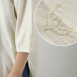 SLOW HANDS / Hemp Cotton Crew Neck T-Shirt