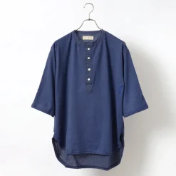 SLOW HANDS / Henry Neck Combi T-Shirt
