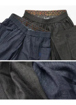 SLOW HANDS / Light Denim Beach Pants