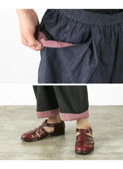 SLOW HANDS / Light Denim Beach Pants
