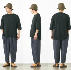 SLOW HANDS / Light Denim Beach Pants