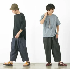 SLOW HANDS / Light Denim Beach Pants
