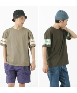 SLOW HANDS / Tie-Dye Sleeve T-Shirt