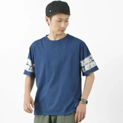 SLOW HANDS / Tie-Dye Sleeve T-Shirt