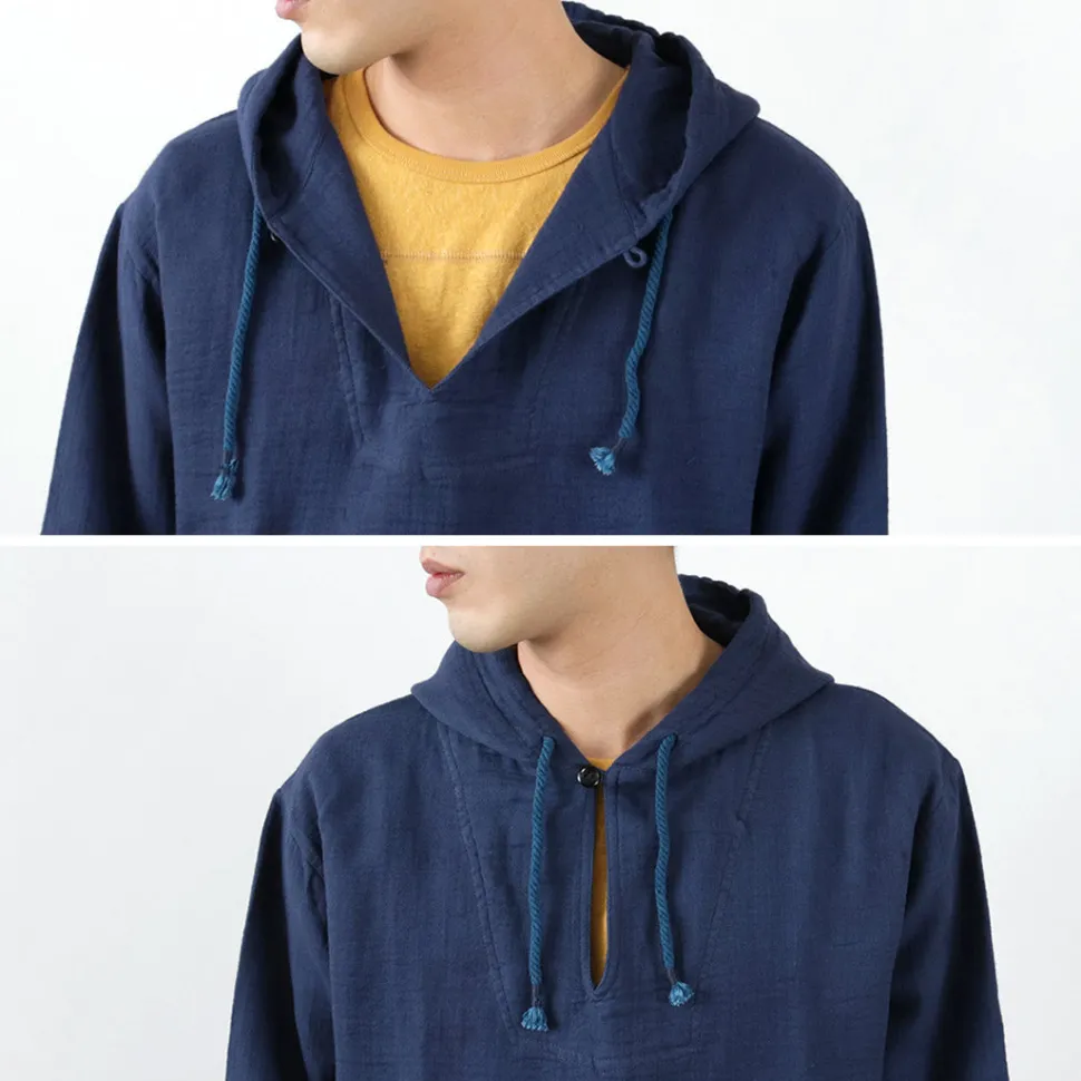 SLOW HANDS / Triple gauze Mexican parka