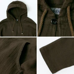 SLOW HANDS / Triple gauze Mexican parka