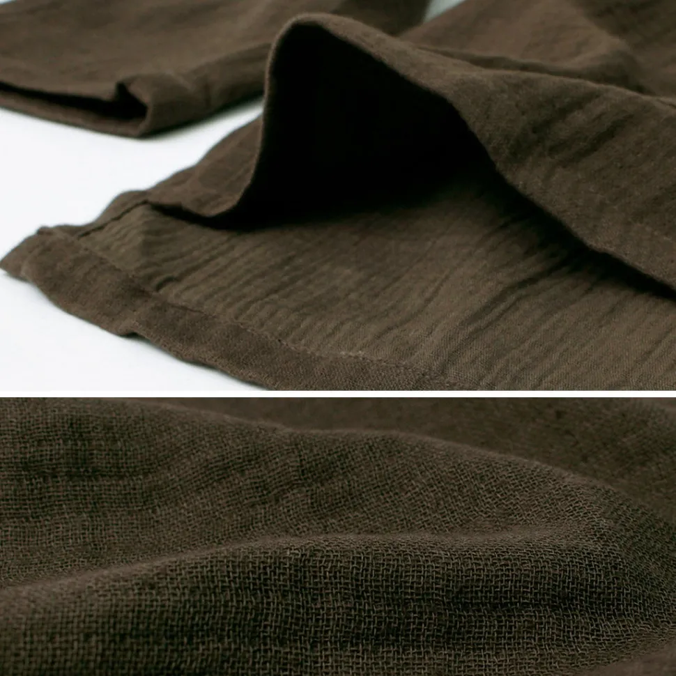 SLOW HANDS / Triple gauze Mexican parka