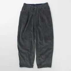 SLOW HANDS / Wide Corduroy Poofy Tuck Pants