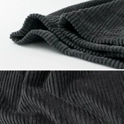 SLOW HANDS / Wide Corduroy Poofy Tuck Pants