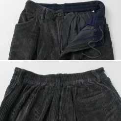 SLOW HANDS / Wide Corduroy Poofy Tuck Pants