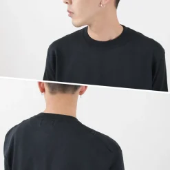 SOGLIA / Cotton Fitted Seamless Knit Tee