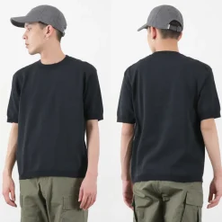 SOGLIA / Cotton Fitted Seamless Knit Tee