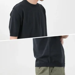 SOGLIA / Cotton Fitted Seamless Knit Tee