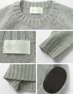 SOGLIA / LANDNOAHBritish Wool Crewneck Sweater