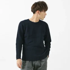 SOGLIA / LANDNOAHBritish Wool Crewneck Sweater
