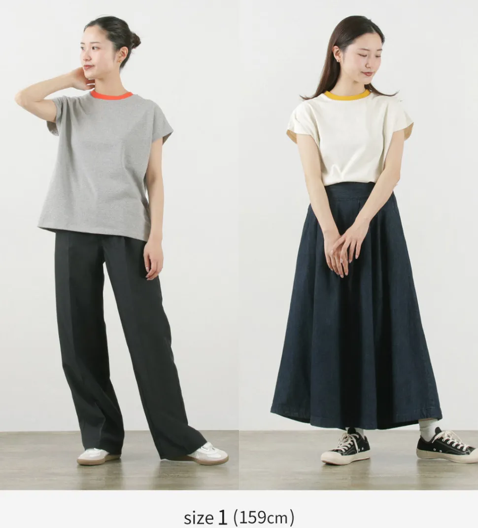 SOGLIA / Open Ended French Sleeve T-Shirt Solid