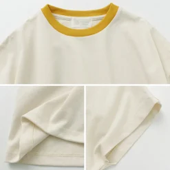 SOGLIA / Open Ended French Sleeve T-Shirt Solid