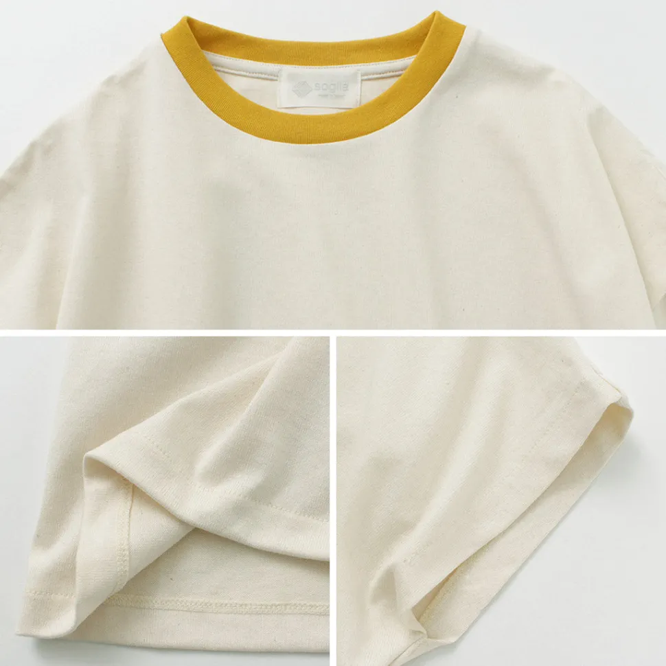 SOGLIA / Open Ended French Sleeve T-Shirt Solid