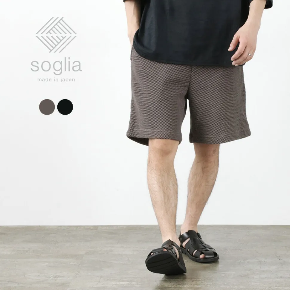 SOGLIA / Seed stitch shorts
