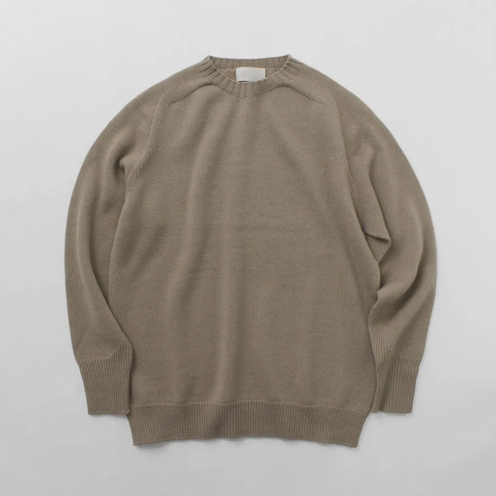 SOGLIA / Weaners Seamless Merino Wool Crew Neck Sweater