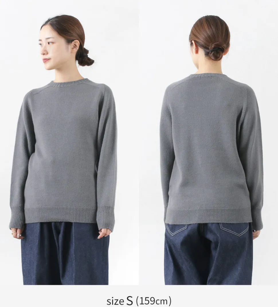 SOGLIA / Weaners Seamless Merino Wool Crew Neck Sweater