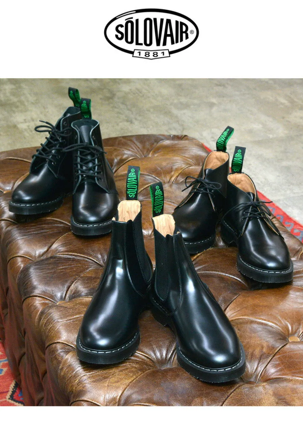 SOLOVAIR / THE DEALER BOOT Hi-SHINE