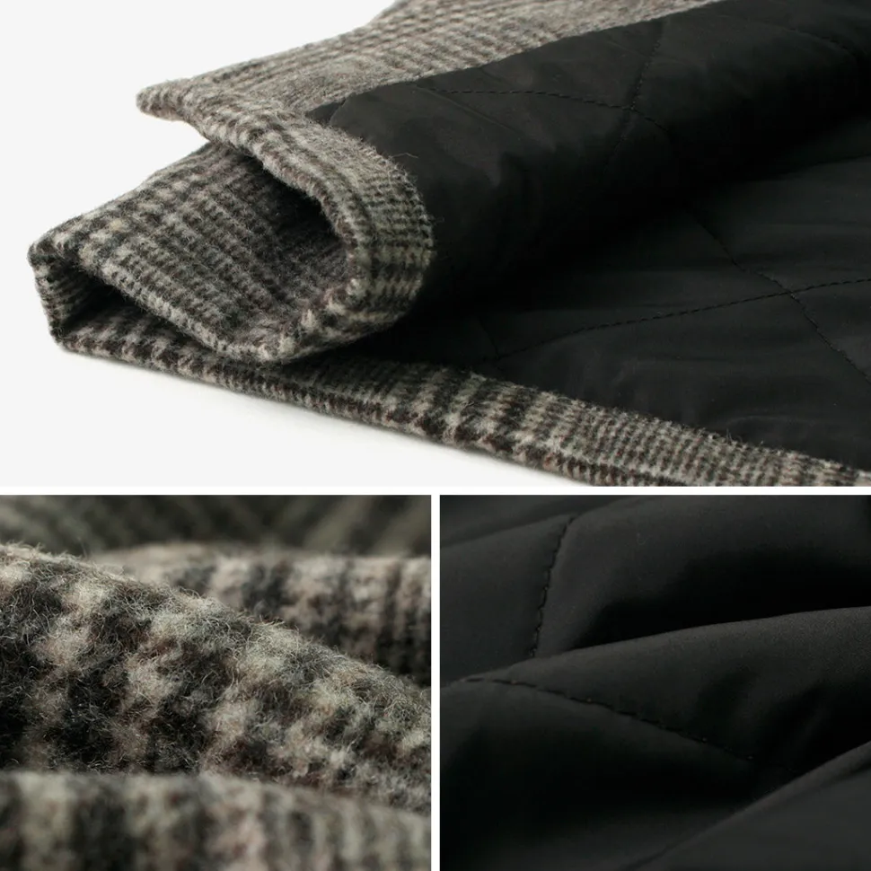 SON OF THE CHEESE / Check Wool Vest