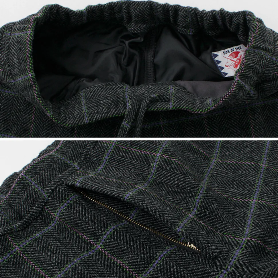 SON OF THE CHEESE / Easy Check Pants