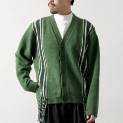 SON OF THE CHEESE / Fringe Knit Cardigan