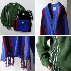 SON OF THE CHEESE / Fringe Knit Cardigan