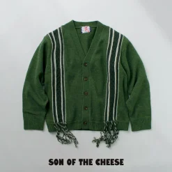 SON OF THE CHEESE / Fringe Knit Cardigan