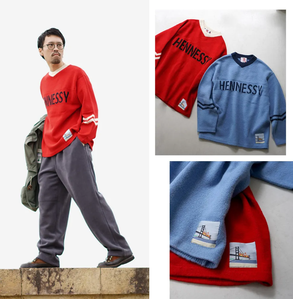 SON OF THE CHEESE / Hennessy Football Sweater