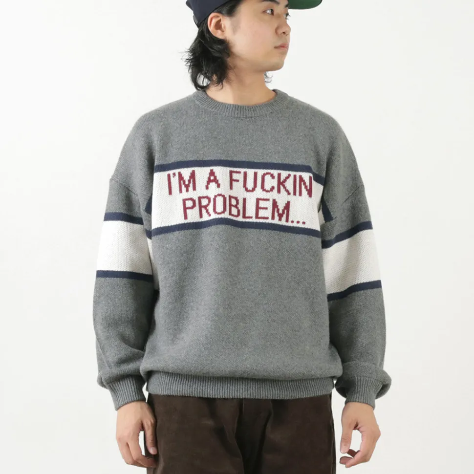 SON OF THE CHEESE / IM FUCKING PROBLEM Crew Sweater