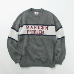 SON OF THE CHEESE / IM FUCKING PROBLEM Crew Sweater