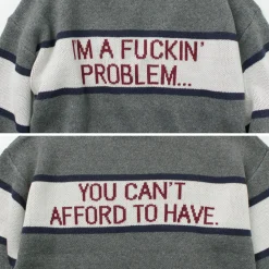 SON OF THE CHEESE / IM FUCKING PROBLEM Crew Sweater