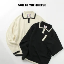 SON OF THE CHEESE / Line Polo Knit
